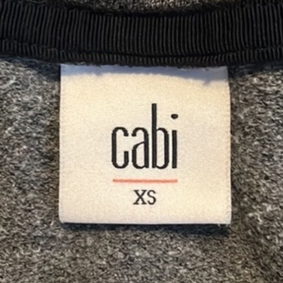 Cabi Dress Womens XS Gray Obsidian Put On Crewneck Sweatshirt Neutral Minimalist - Picture 5 of 7